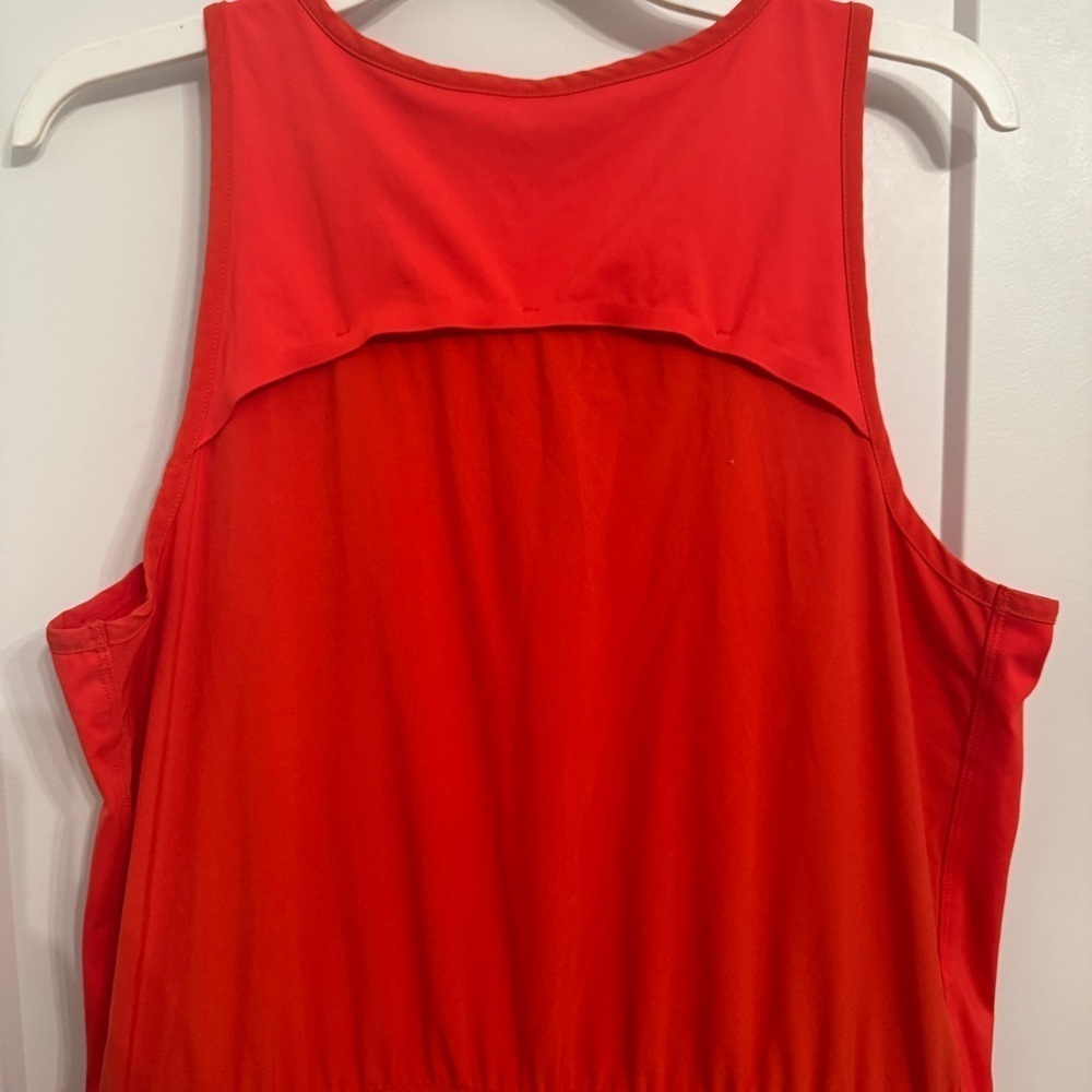 Athleta Expedition Dress Vermillion Orange / Coral Size 14, Style #446859 Active - Picture 9 of 11